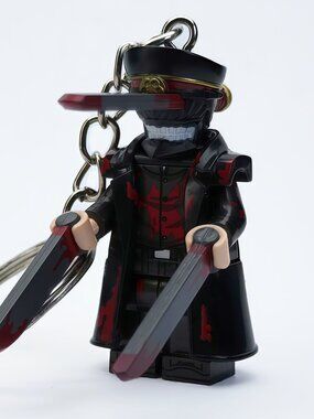 Chainsaw Man Samurai Sword Custom Minifigure Keychain